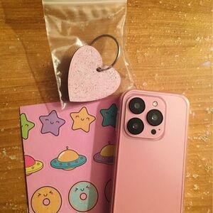 Pink Smartphone with Triple Camera💘